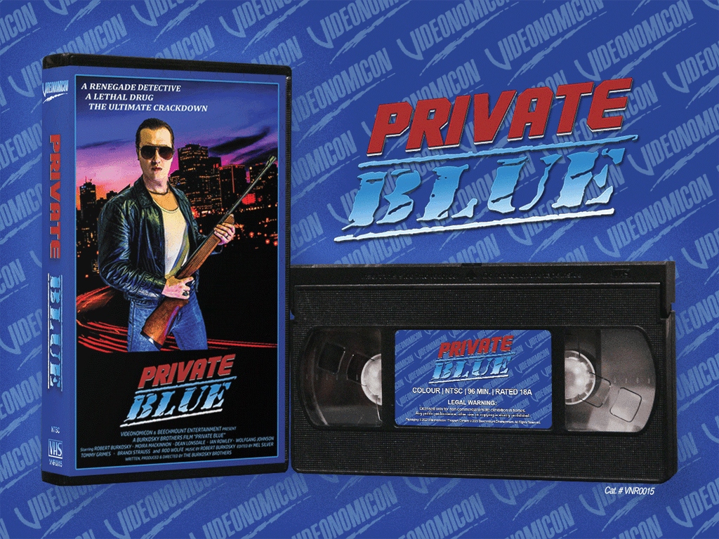 New Release Alert! PRIVATE BLUE arrives on VHS today!
