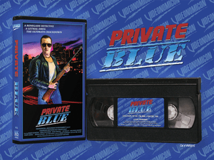 New Release Alert! PRIVATE BLUE arrives on VHS today!